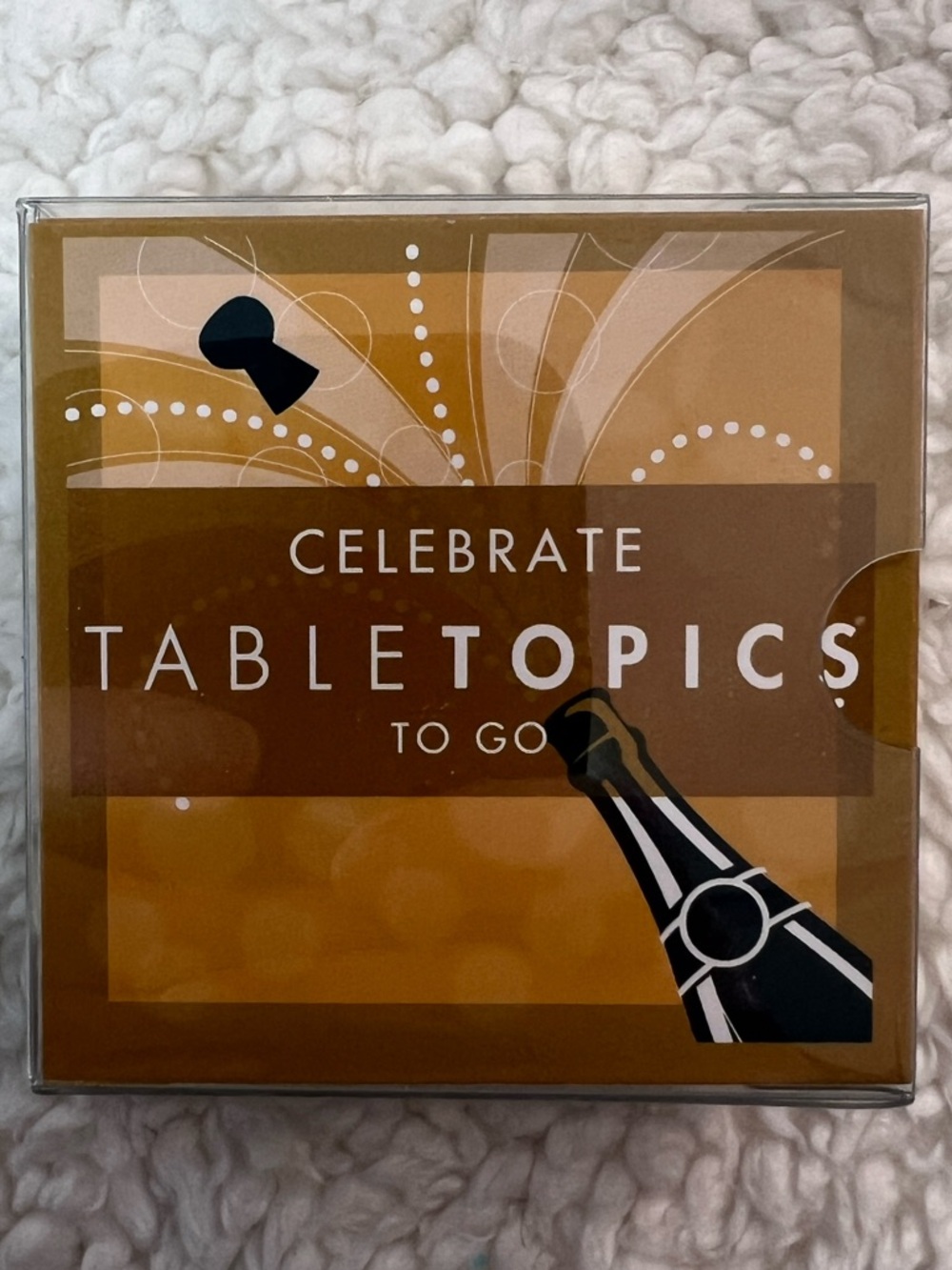 Table Topics To Go "Celebrate" Questions Card Deck Game